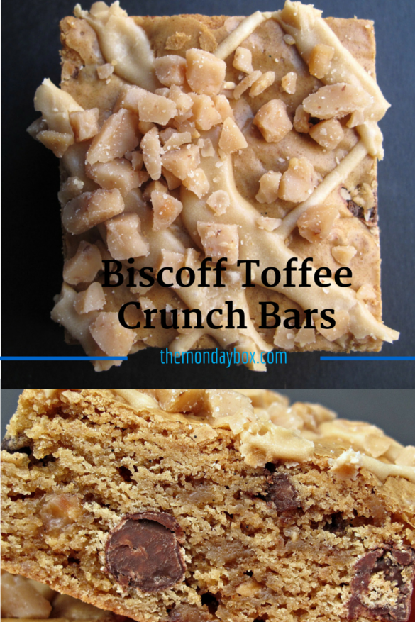 Biscoff Toffee Crunch Bars with Biscoff Icing The Monday Box