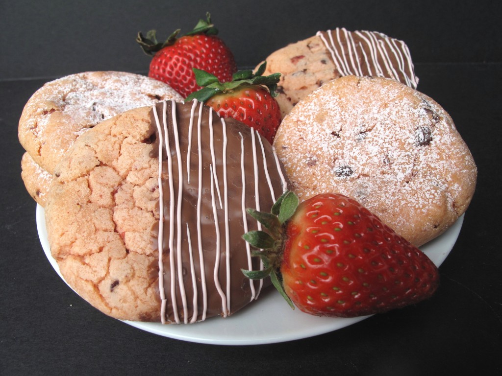 Chocolate Covered Strawberry Cookies