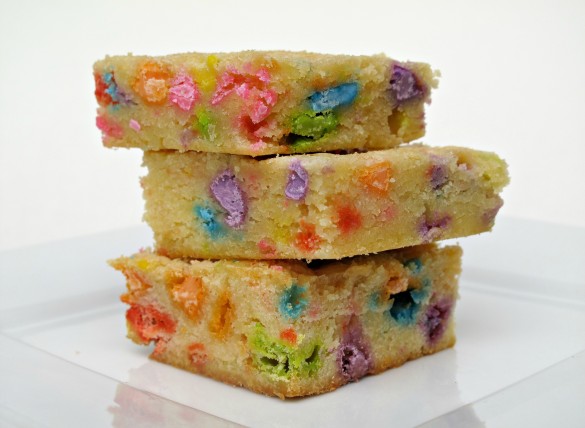 Rainbow Chip Blondies