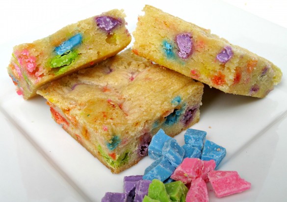 Rainbow Chip Blondies