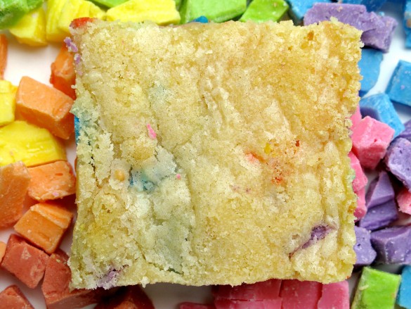 Rainbow Chip Blondies