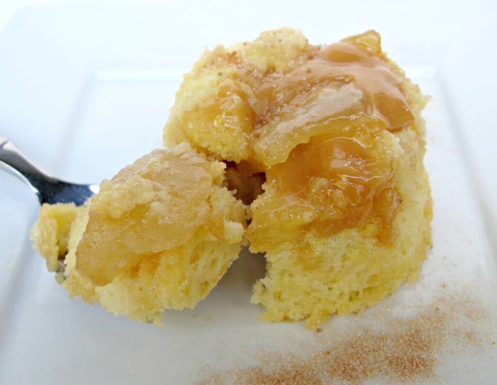 Caramel Apple Mug Cake The Monday Box