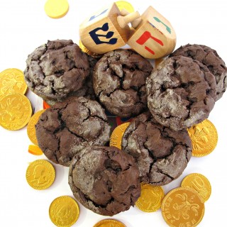 Very Chocolate Chanukah Gelt Cookies