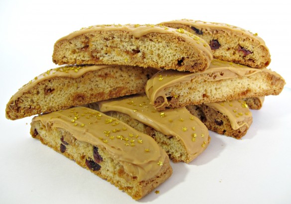 Caramelized White Chocolate Biscotti