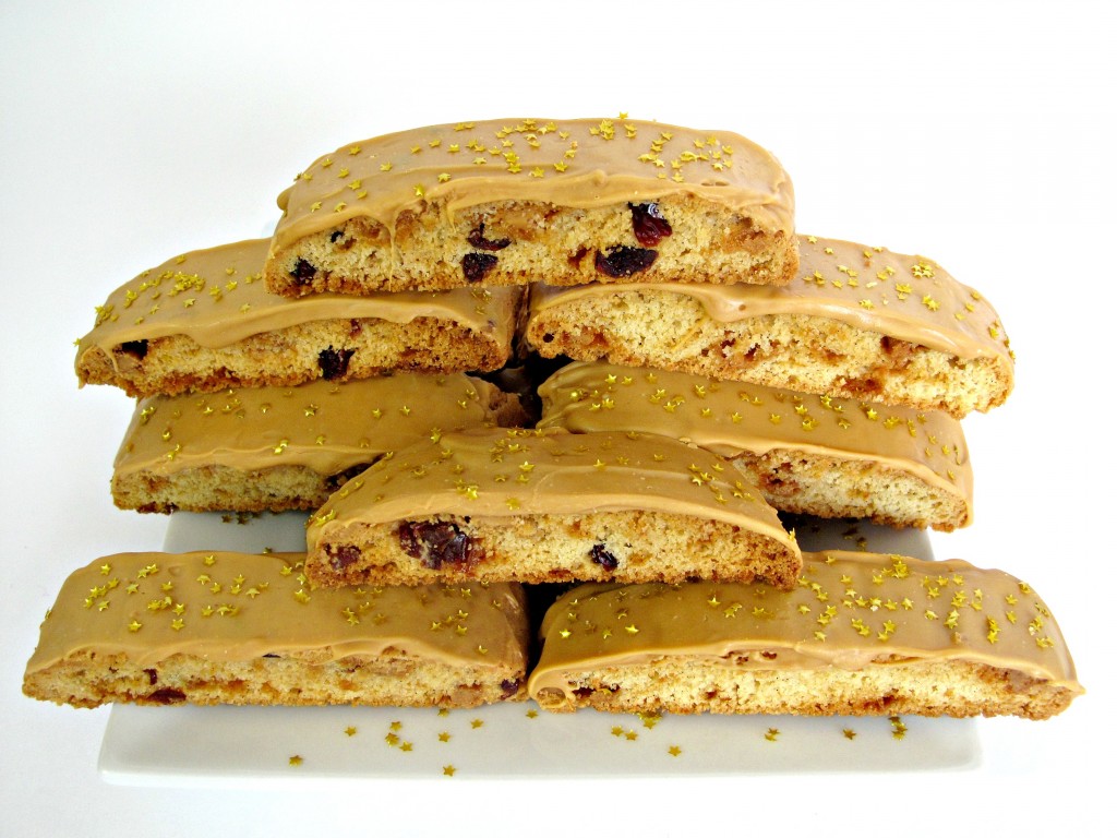 Caramelized White Chocolate Biscotti