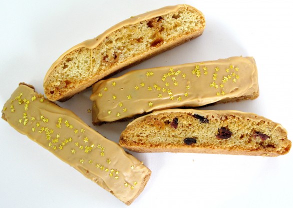 Caramelized White Chocolate Biscotti