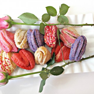 Rose Bud Butter Cookies