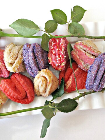 Rose Bud Butter Cookies