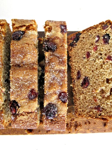 Cranberry-Clementine Whole Wheat Quick Bread