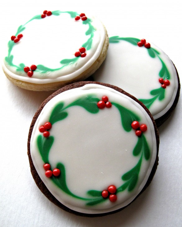 Chocolate Covered Oreos and Iced Christmas Sugar Cookies for Military ...