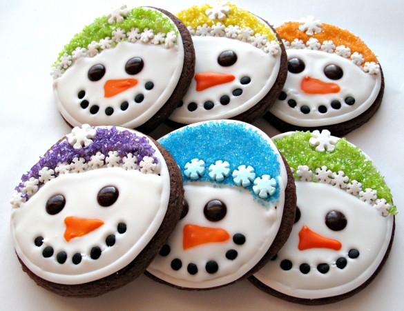 Iced Snowmen Sugar Cookies and Military Care Package #8 - The Monday Box