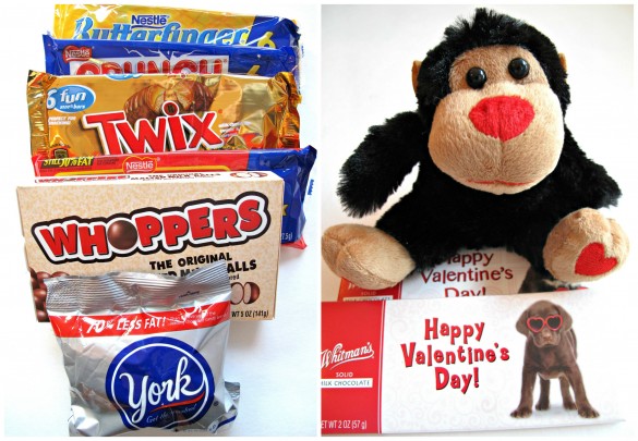 Valentine Envelope Sugar Cookies and Military Care Package #9 candy contents