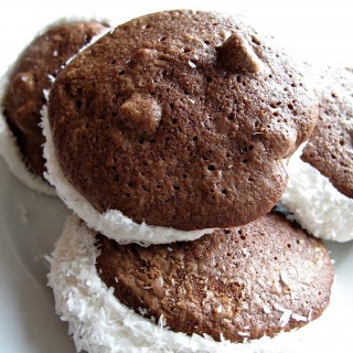 Passover Chocolate Coconut Whoopie Pies (Gluten Free)