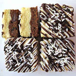 Black Bottom White-Chocolate Bars