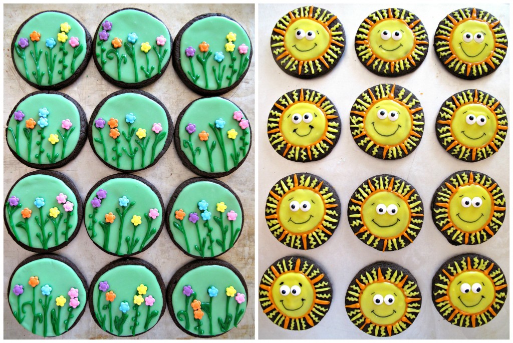 Spring Flowers & Sunshine Iced Sugar Cookies
