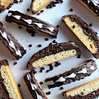 Black and White Biscotti