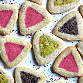 Slice and Bake Hamantashen, buttery sugar cookies with flavored centers.|The Monday Box