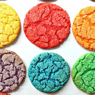 Rainbow Cake Mix Cookies for Military Care Package #23