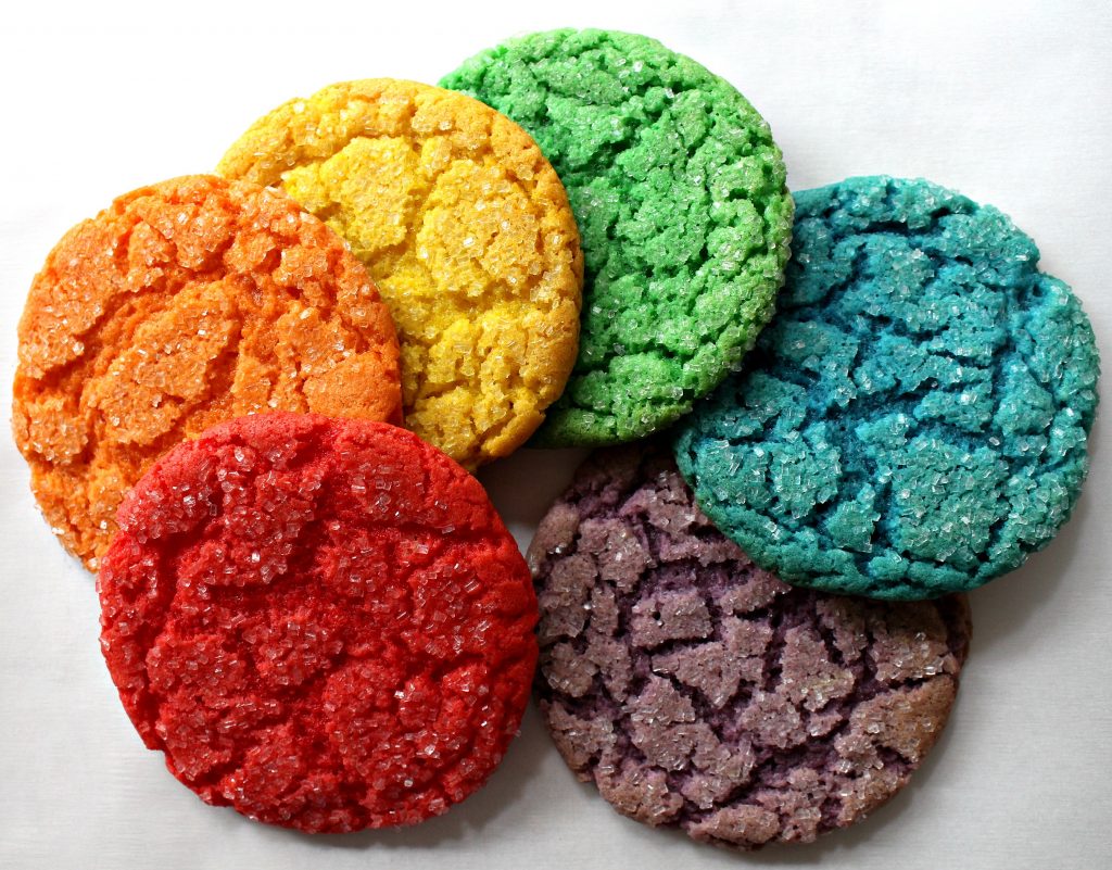 Rainbow Cake Mix Cookies for Military Care Package #23