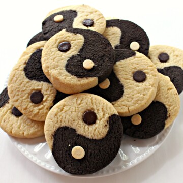 Yin Yang Slice-and-Bake Cookies