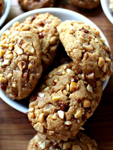 Toffee Peanut Cookies