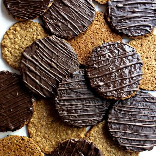 Chocolate Covered Hobnobs Oat Cookies