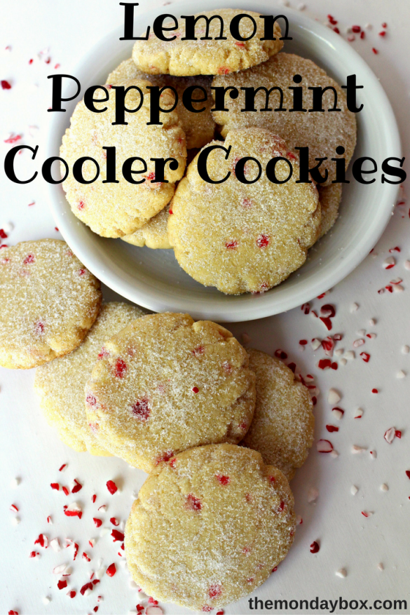 Lemon Peppermint Cooler Cookies