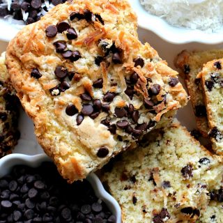 Coconut Milk Chocolate Chip Pound Cake