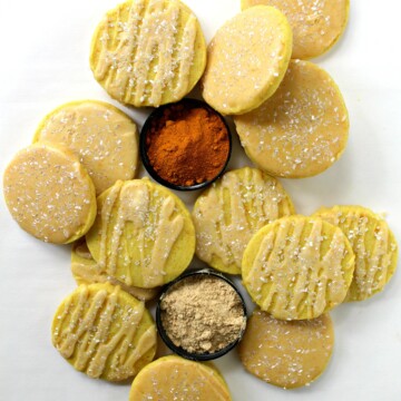 Orange Ginger Turmeric Cookies