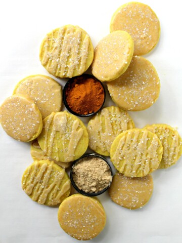 Orange Ginger Turmeric Cookies