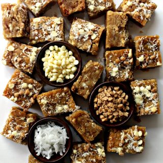 Coconut Milk Toffee Blondies