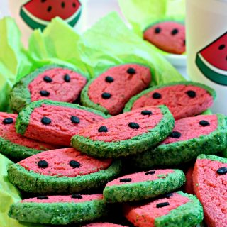 Watermelon Sugar Cookies