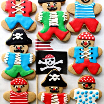 Gingerbread Pirate Cookies
