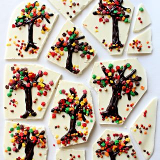 Thanksgiving White Chocolate Bark