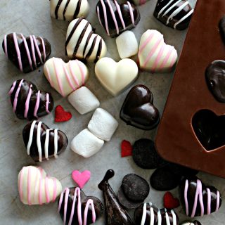 Chocolate Marshmallow Hearts