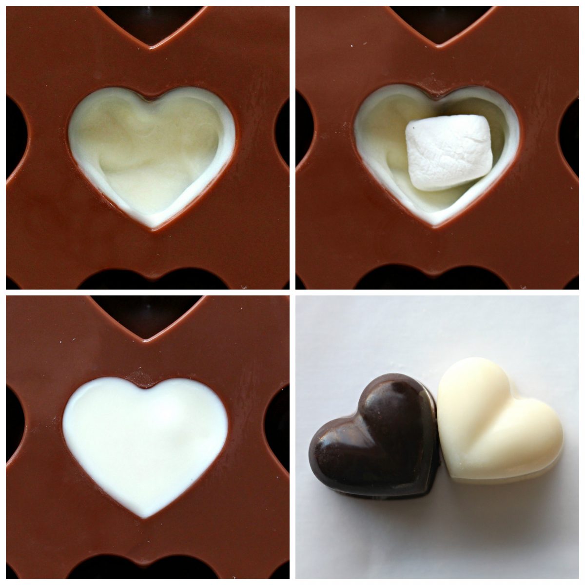 Heart-shaped Chocolate Dipped Marshmallow Recipe