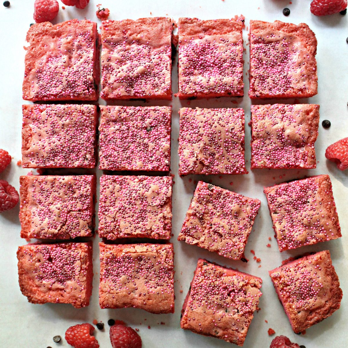 Raspberry Chocolate Chip Bars