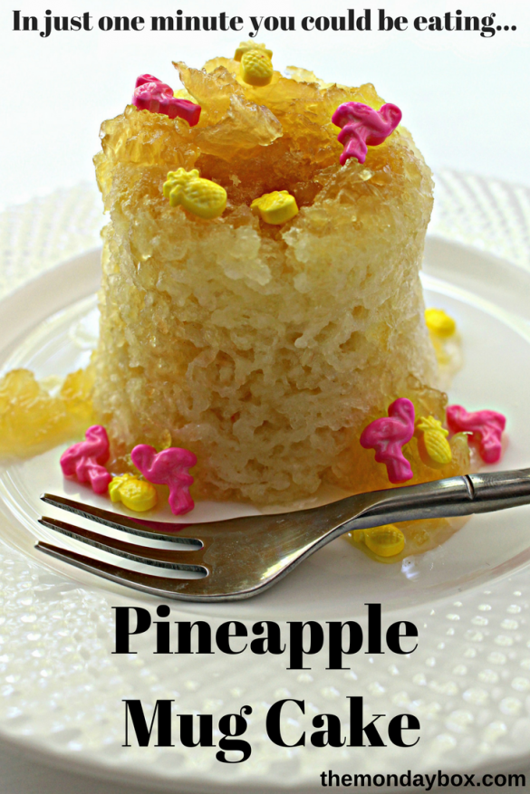 Pineapple Mug Cake