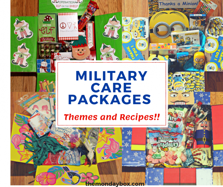 Military Care Package Ideas : Fun And Easy Themes And Recipes - The ...