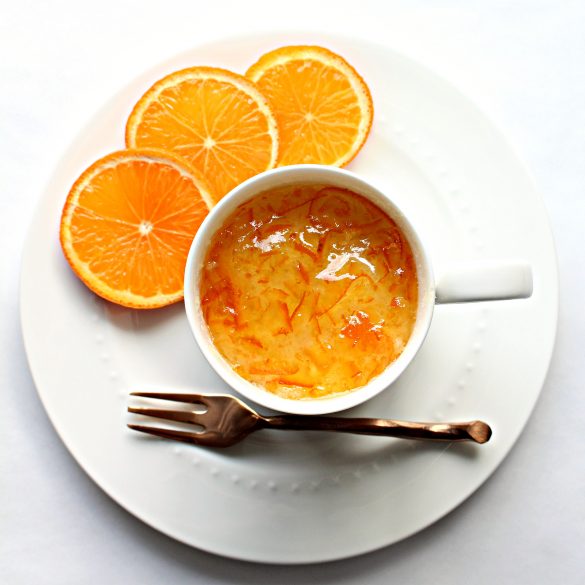 orange mug cake