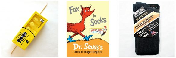 Fox in Socks book and gifts