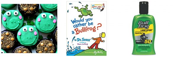 Would You Rather Be a Bullfrog? book and gifts