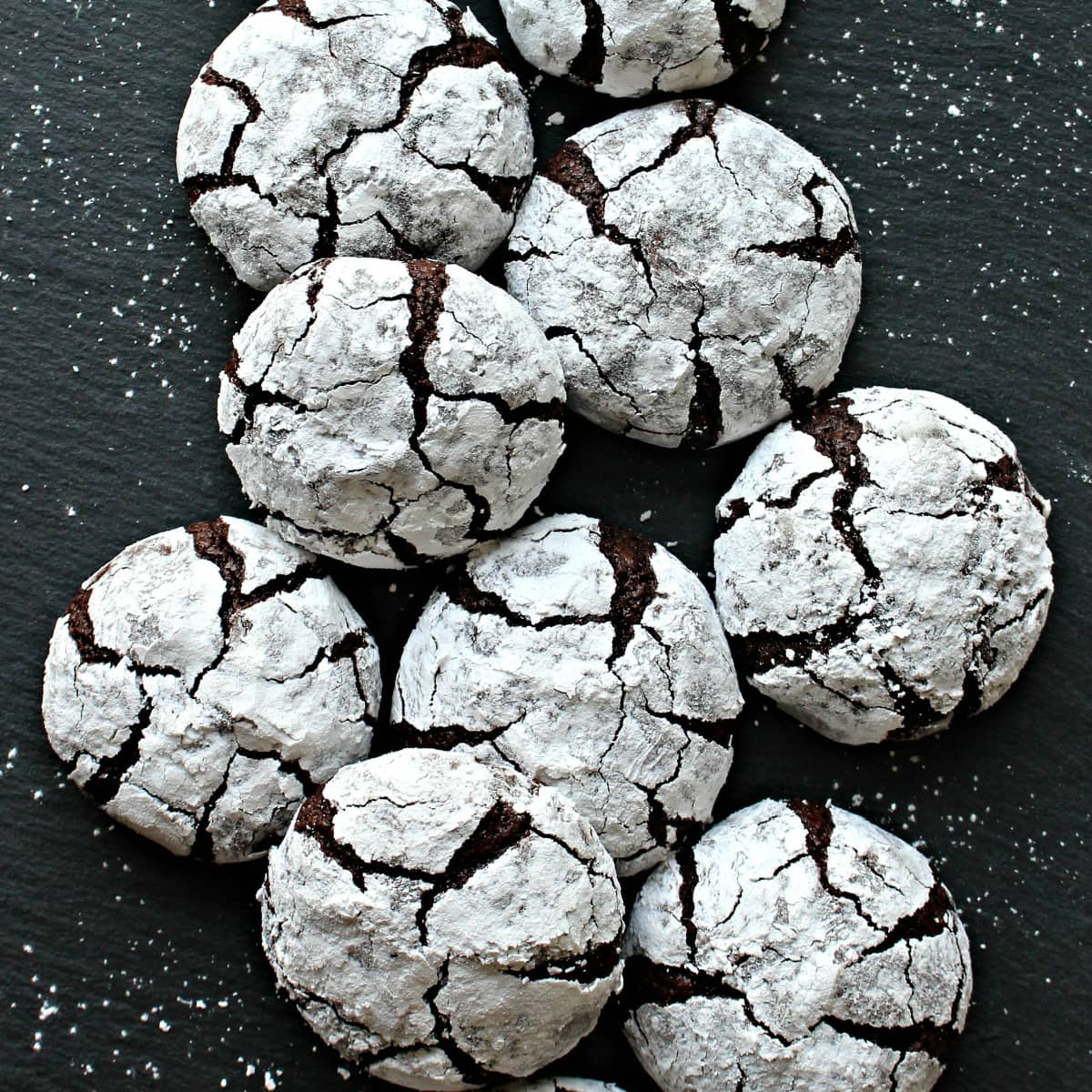 Gluten Free Chocolate Crinkle Cookies - The Monday Box
