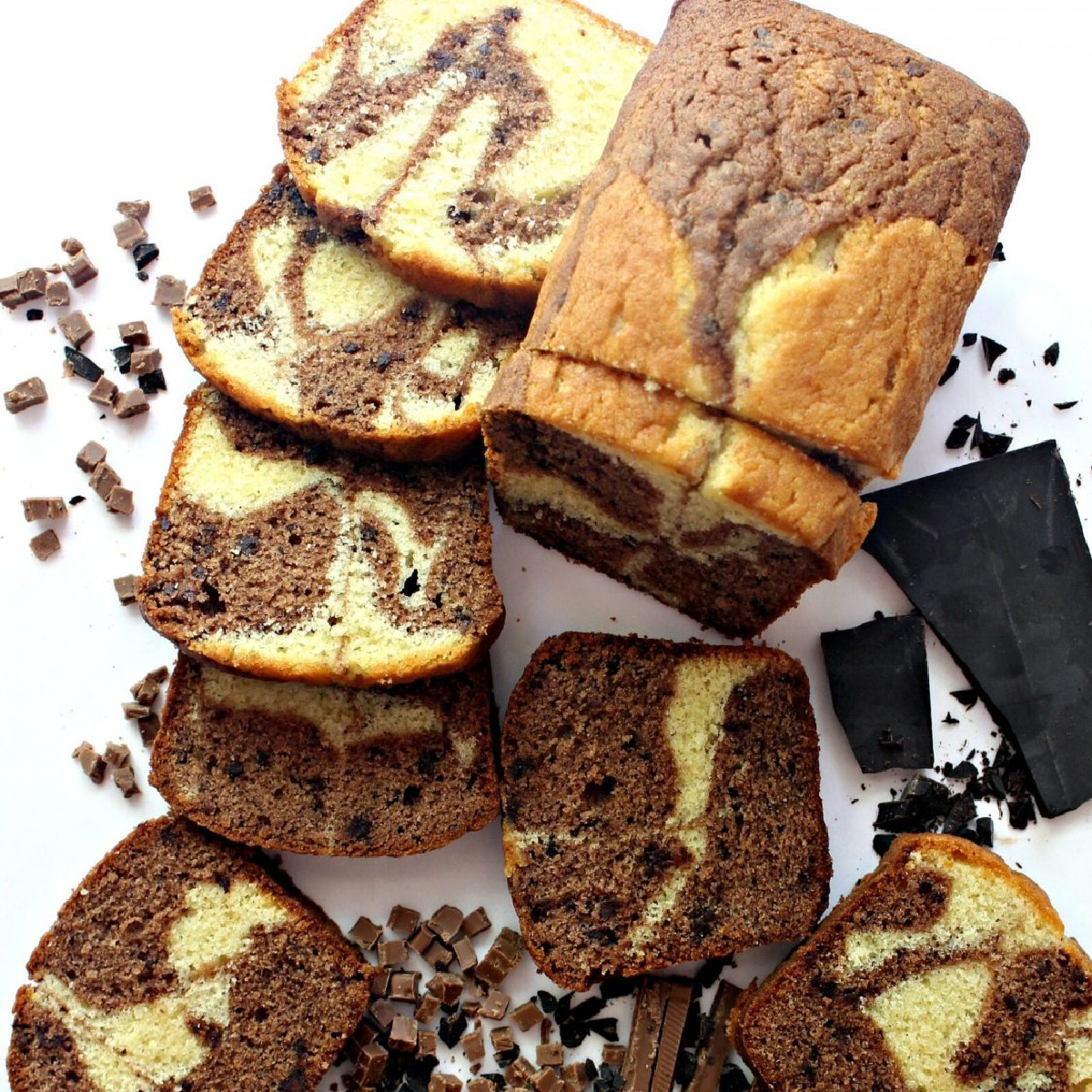 Мраморный шоколад. Bundt Pan Chocolate.