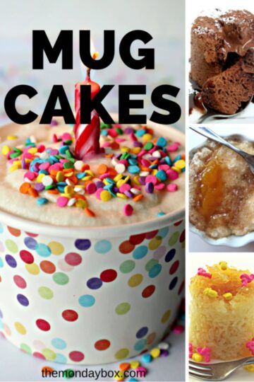 20 Quick and Easy Microwave Mug Cake Recipes - The Monday Box